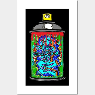 music spray can Pop Art Posters and Art